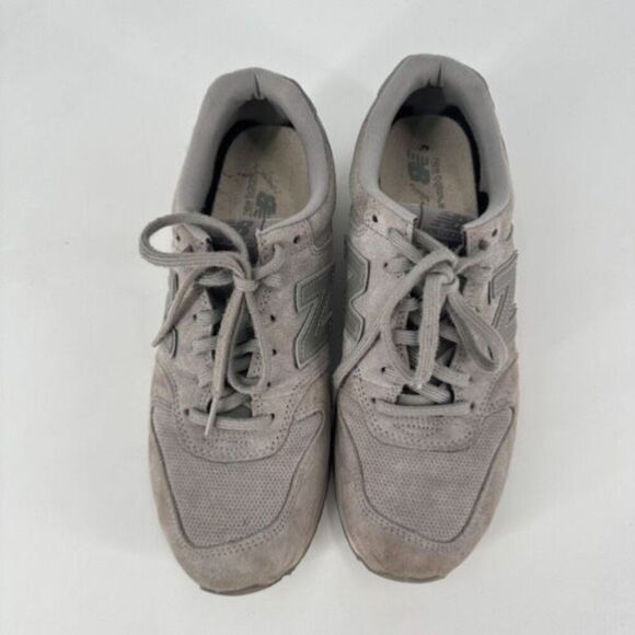 New‎ Balance 696 Classic Women's Running Shoes WL696WPG Gray Suede Size 9 - Picture 3 of 8